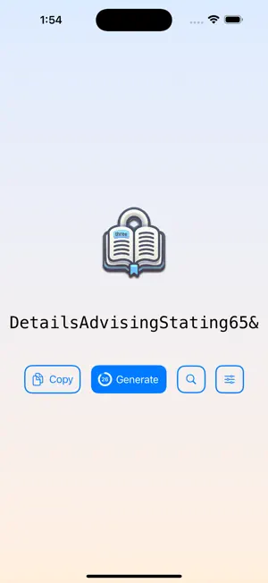 Three Word Password Generator screenshot 1