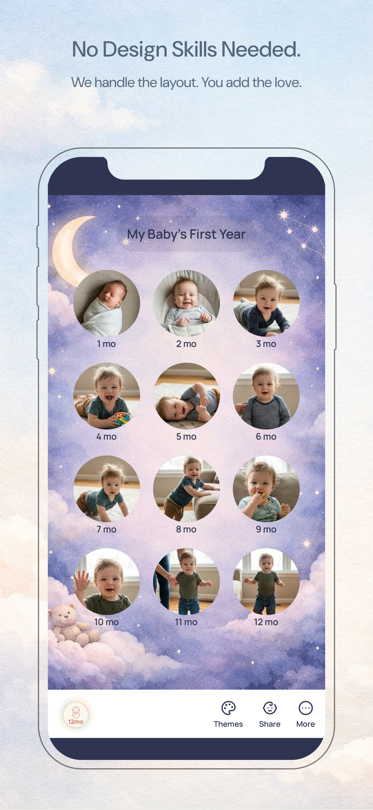 12mo: Baby Milestone Album screenshot 5
