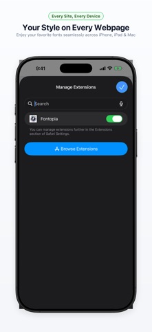 Fontopia for Safari Screenshot 5 of 5