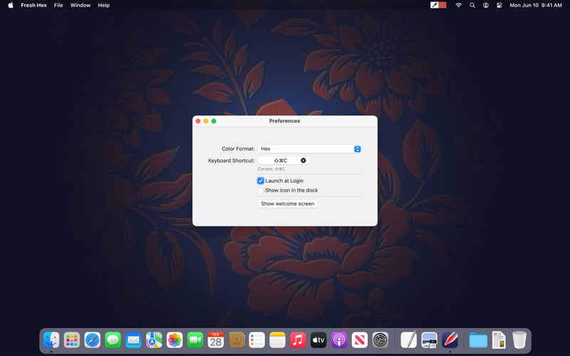 App screenshot