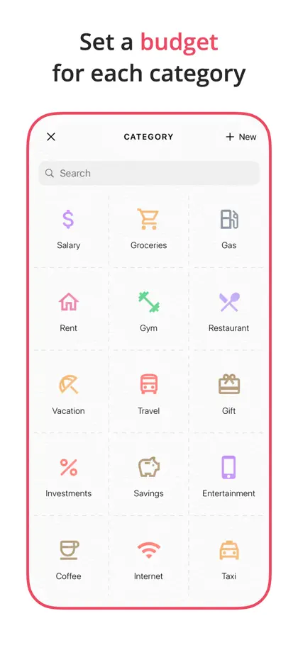 Screenshot 4 von 6 zu Fleur - Budget Planner App
