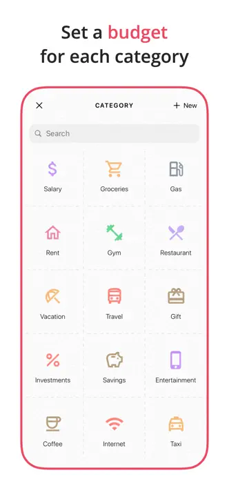 Budget Planner App: Screenshot 4 von 7