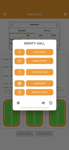 Monty Hall Doors Screenshot 1 of 4