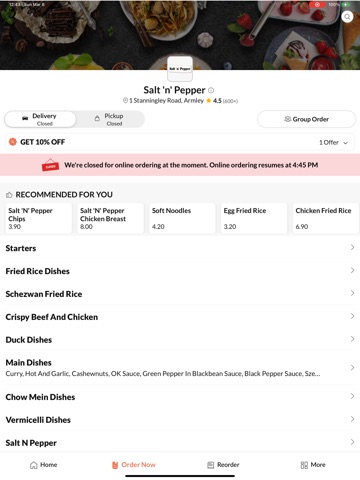 Salt n Pepper iPad screenshot