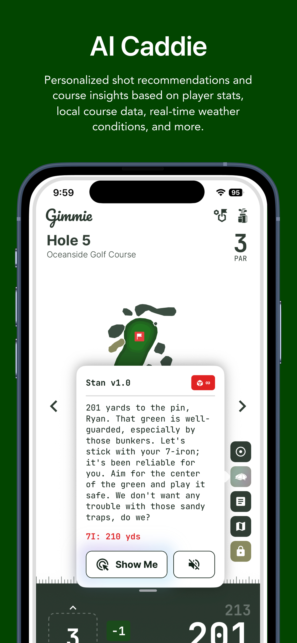 Gimmie: The AI Golf Caddie screenshot 5