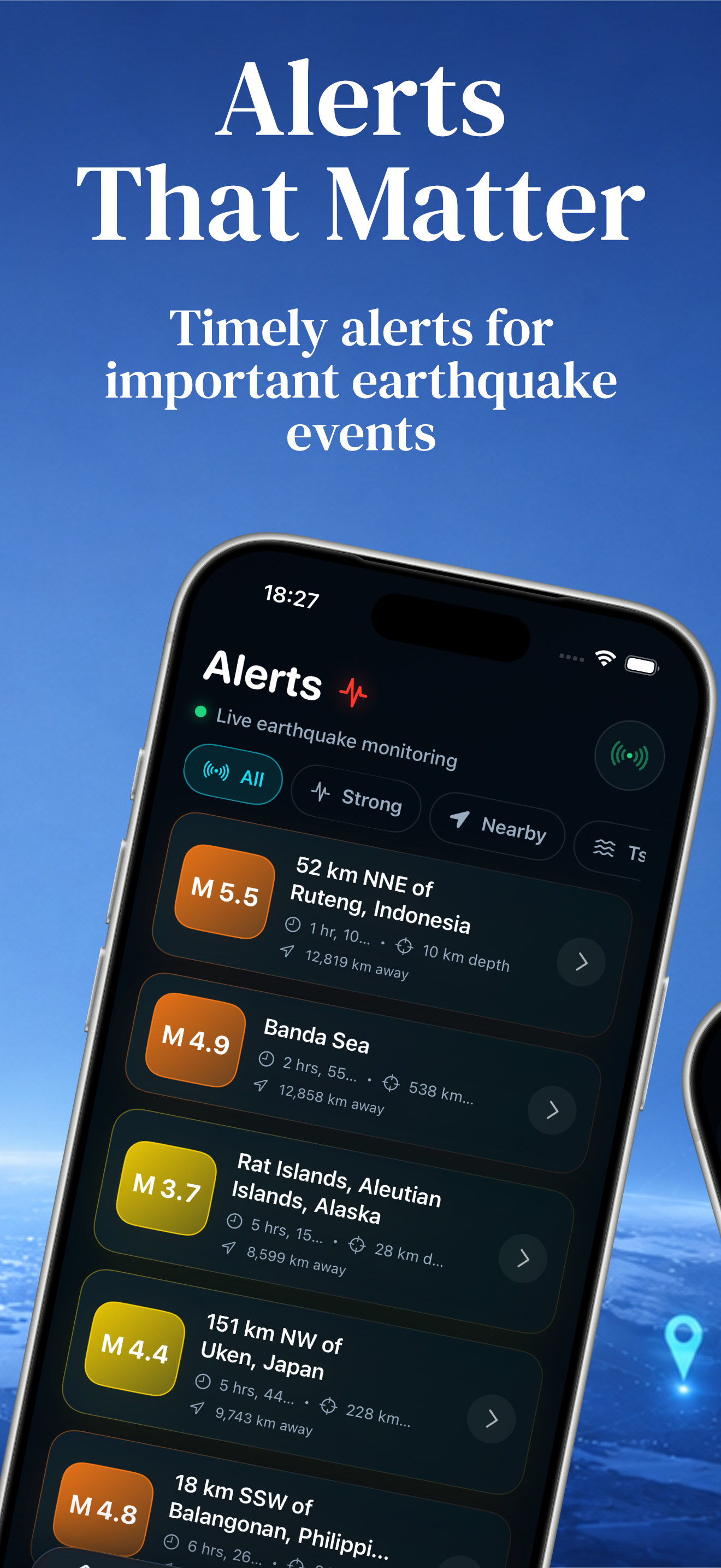 Quake Desk: Earthquake Alerts screenshot 3