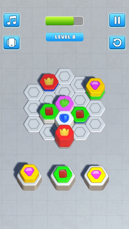 Hexa Sort & Merge: Puzzle Game screenshot-3