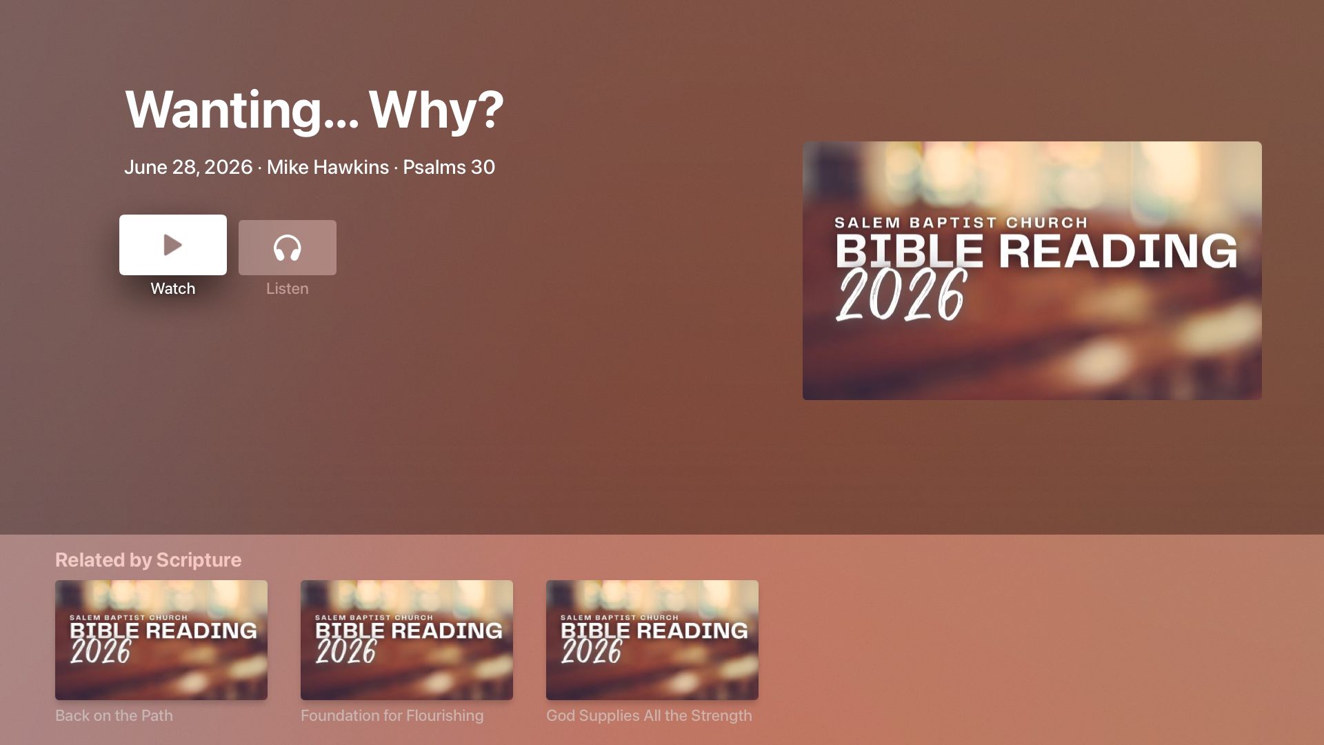 Salem Baptist Church Stonewall screenshot 10