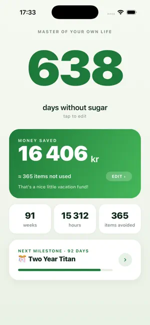 QuitCount - Helping you quit screenshot 1