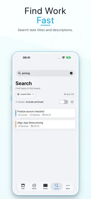 Kanban Lens: Pomodoro & Focus screenshot 4