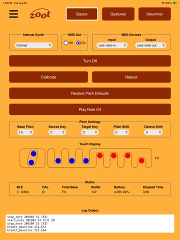Zoot Link iPad screenshot