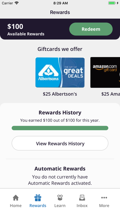 Arkansas Healthy Blue Rewards Screenshot