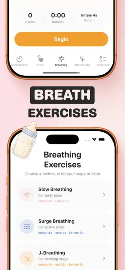 Contraction Timer - Tracker 9m iPhone Ekran Görüntüsü 5