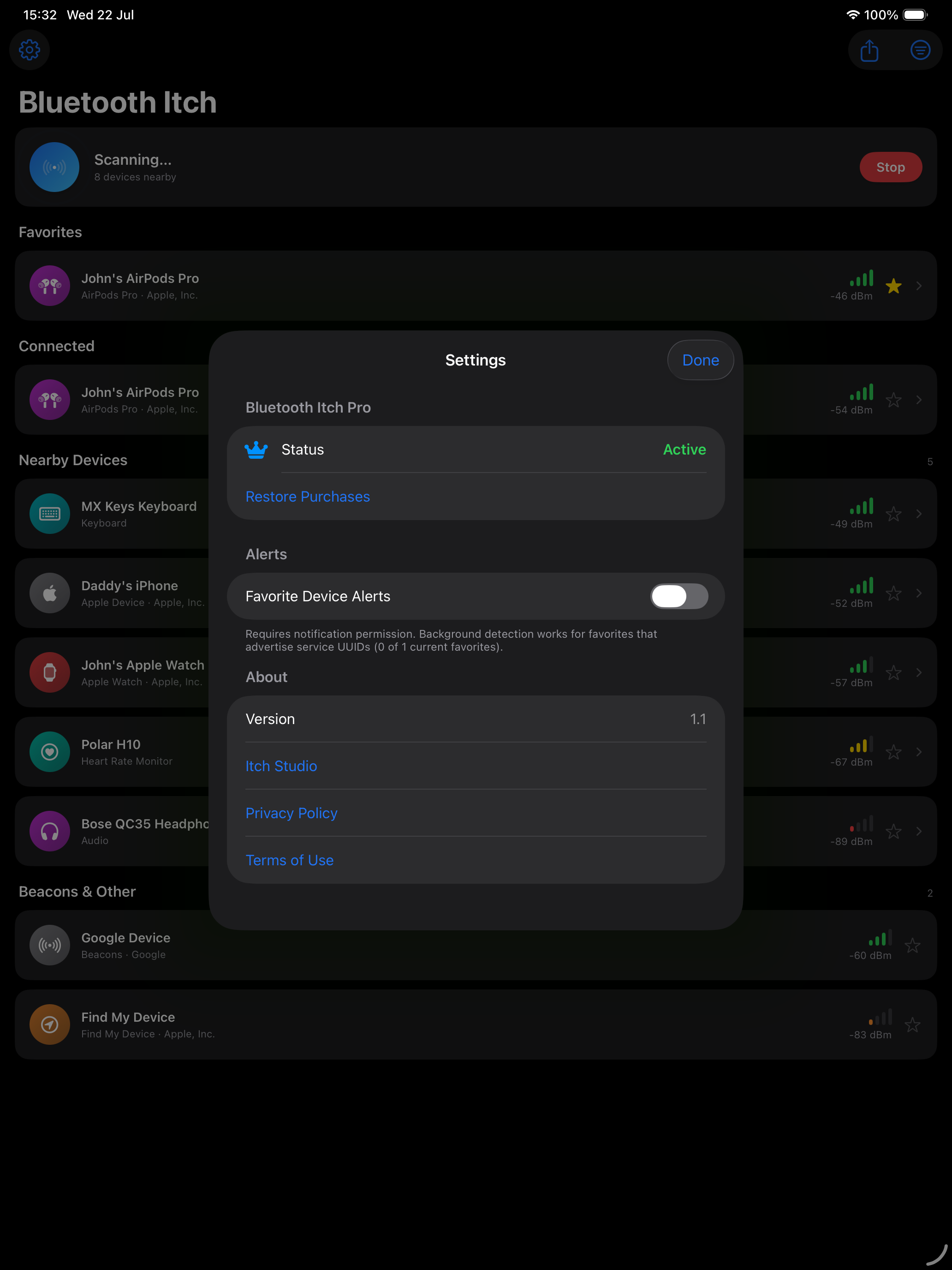 Bluetooth Itch screenshot 13