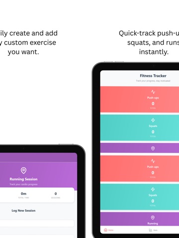 Fitness Mini Tracker iPad screenshot