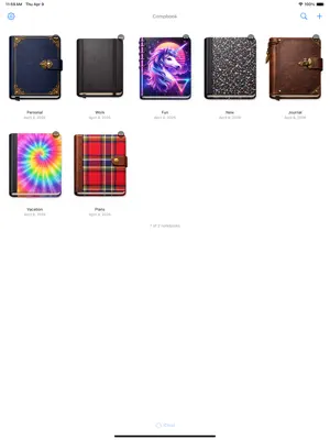 Compbook screenshot 2