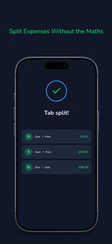 Ninja Tab: Bills & Trip Costs iPhone screenshot