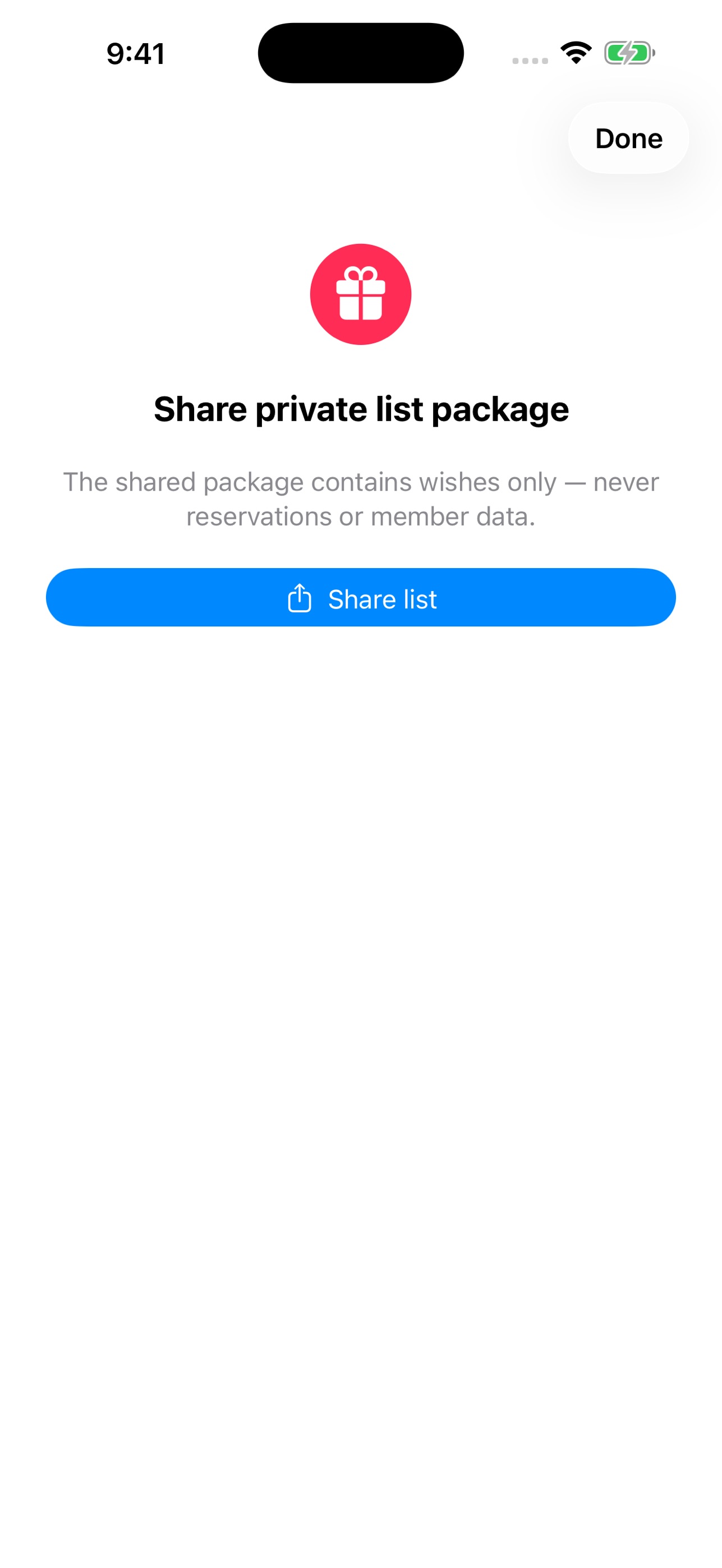 Screenshot 5 of GiftCircle: Family Wishes