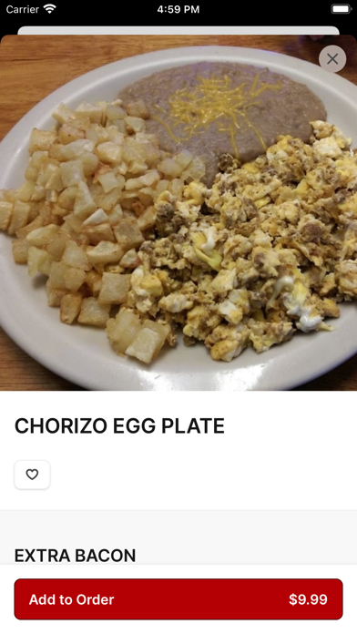 Bronco Burritos iPhone screenshot 3 - Food & Drink app