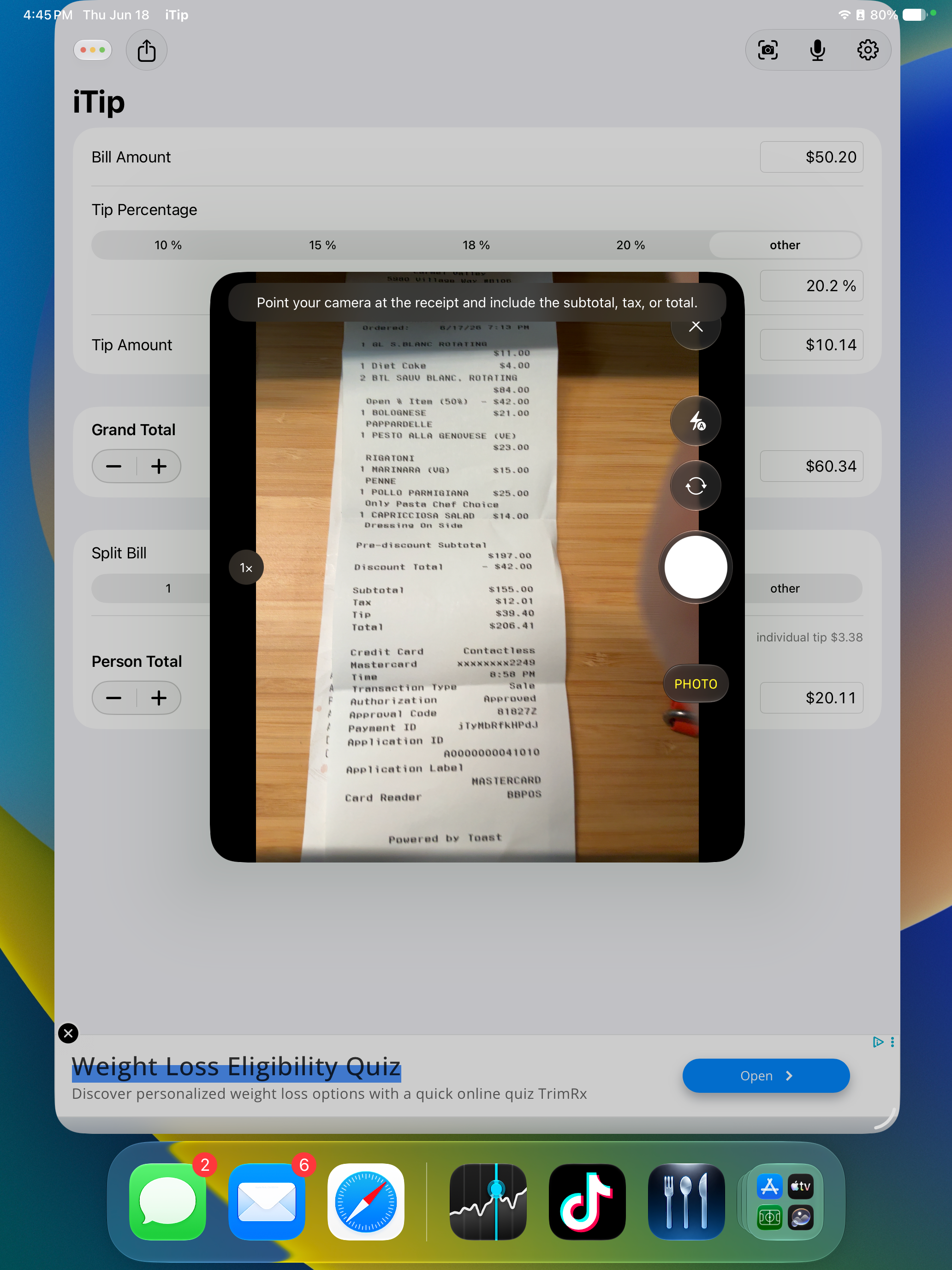 iTip Calc by PalaSoftware screenshot 13