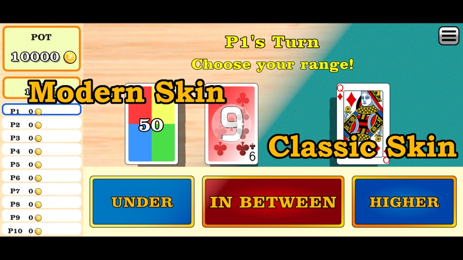 #4. In Between: Numbers Card Game (iOS) 由: FE Games