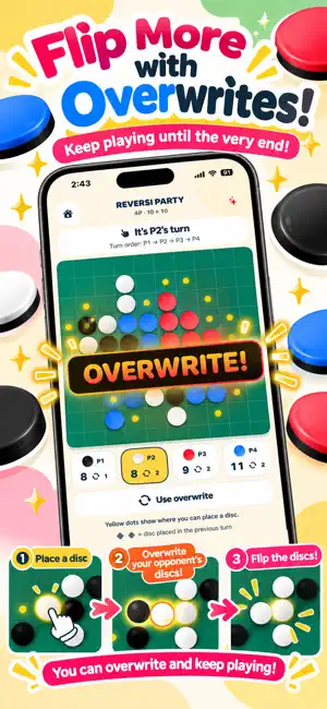 Reversi Party Online screenshot 3