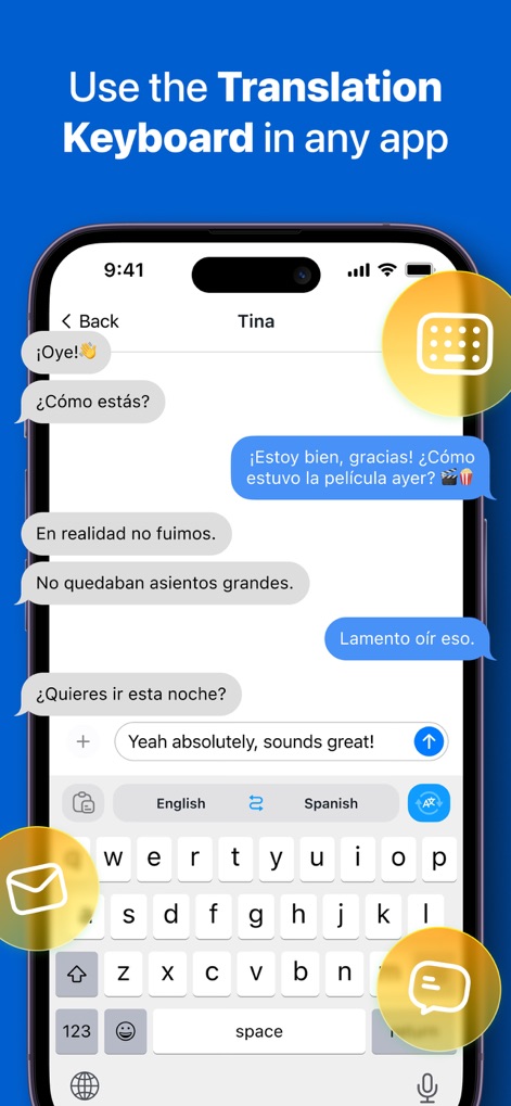 iTranslate Translator - Teclado de Tradução