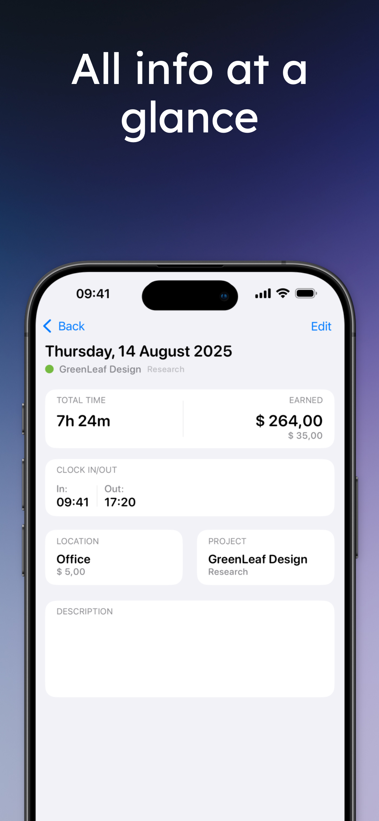 Work Counter: Hours Tracker screenshot 3