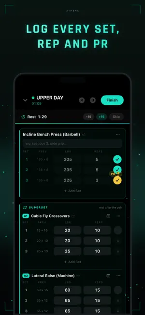 ATHENA - Gym Tracker & Log screenshot 3