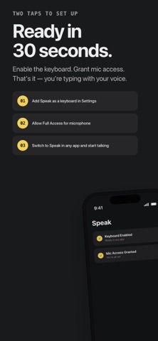 Speak - Voice Keyboard Screenshot 5 of 5