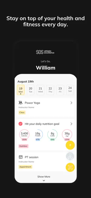 SOS Athletic Excellence App screenshot 2