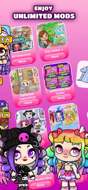 Aesthetic Avatar World Mods screenshot 3
