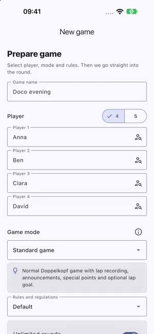 DokoBlock: Doppelkopf Scores screenshot 4