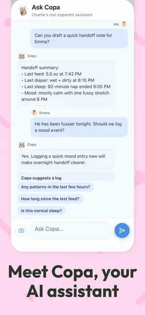 Copa: Baby Tracker screenshot 2