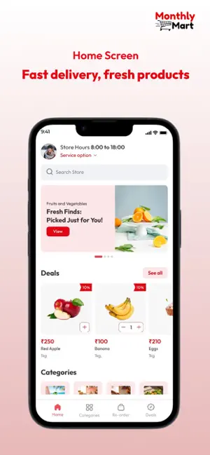 Monthly Mart iPhone screenshot 2