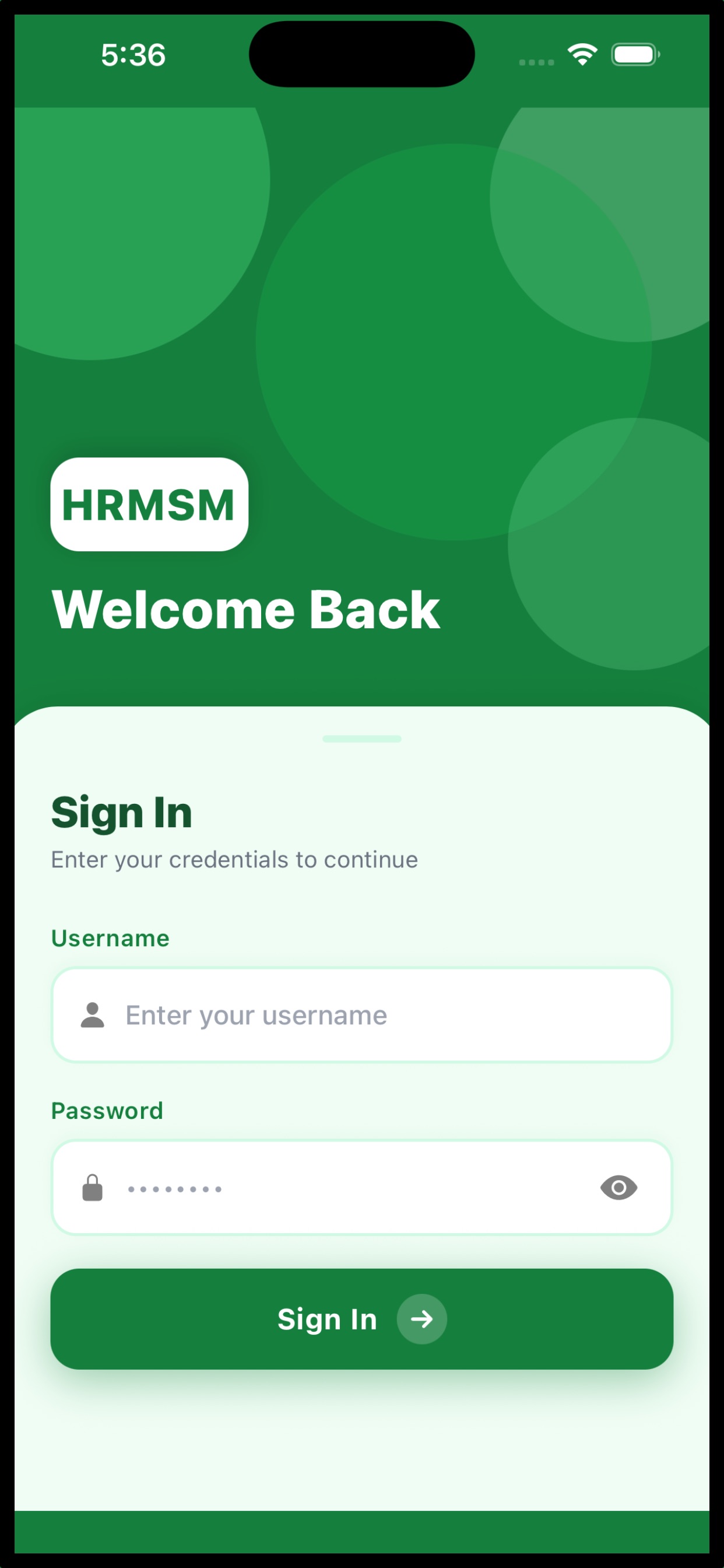 Screenshot 1 of HRMSM