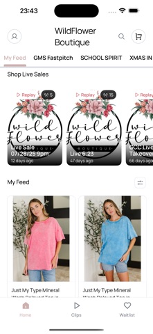 WildFlower Boutique iPhone screenshot
