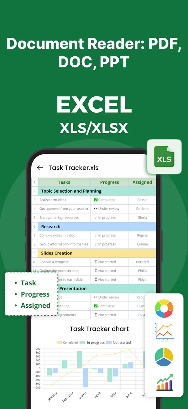 #4. Document Reader: PDF, DOC, PPT (iOS) di: Bhargav Kumbhani