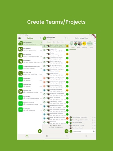 AgTeams iPad screenshot