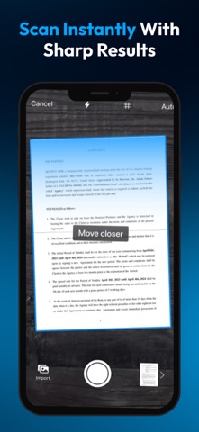 Photo to PDF : Image Scanner iPhone screenshot