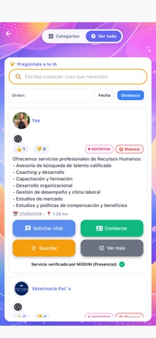 Rubros screenshot