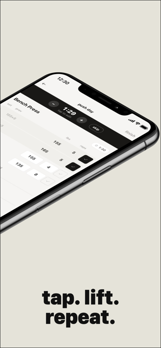 rep. - simple workout tracker Screenshot 2 of 6