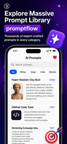 Awesome AI Prompts iPhone screenshot