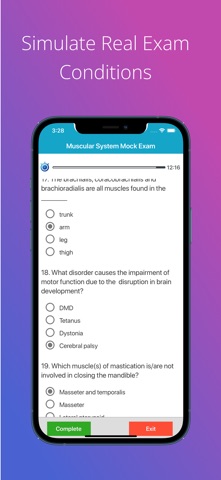 Muscular System Quizzes iPhone screenshot