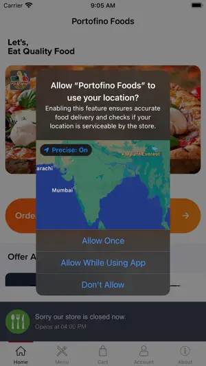 Portfino - Order Food Online screenshot 1