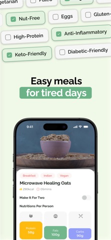 Postpartum Diet - NourishWise iPhone screenshot