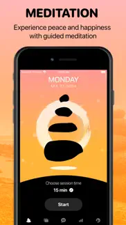 meditation timer－zenminder iphone screenshot 1