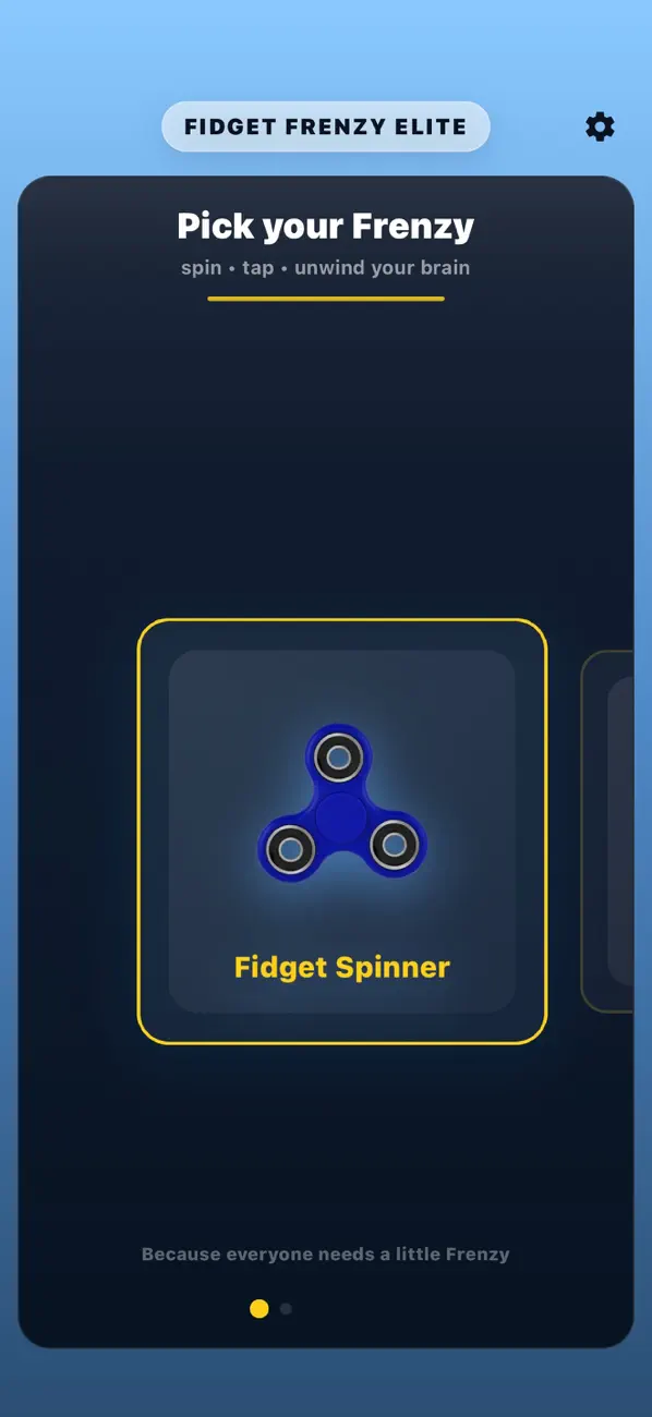 Screenshot #1 pour Fidget Frenzy Elite