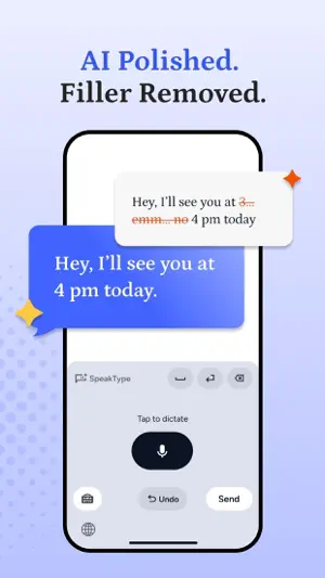 SpeakType: AI Voice Keyboard screenshot 3