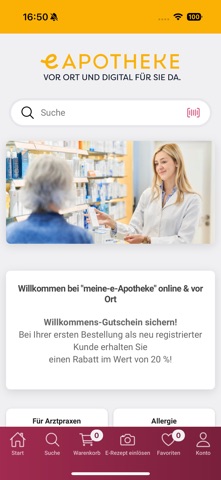 meine-e-Apotheke iPhone screenshot